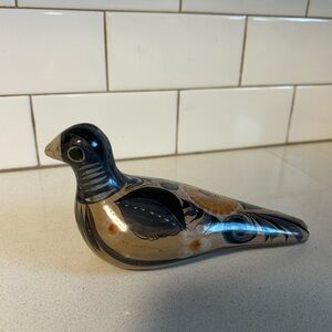 Mexican Folk Art Tonala Hand Painted bird